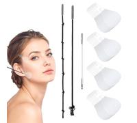 JYNVO 3 cuerdas + 80 piezas Lifting Facial, Resultados De Lifting Instantáneo,Parche adelgazante facial invisible, Set De Parches Adelgazantes Faciales V-line