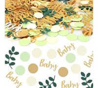 JYNVO Confetti para Baby Shower, Confetti para Fiesta de Revelación de Sexo, Decoración para Baby Shower, Confetti de Papel con Purpurina, Decoración de Mesa para Fiesta