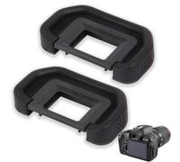 JYNVO Gafas de silicona suave para los ojos (paquete de 2), compatibles con visores Canon, cámaras sin espejo y cámaras de 18 mm