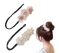 JYNVO Paquete de 2 bollos mágicos, molde para bollos con forma de flor de perla, molde para bollos de dona para mujeres, molde para bollos mágicos para mujeres, set para moldear bollos para niños.
