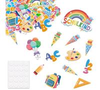 JYNVO Set De 60 Confetis Decorativos Multicolores De Vuelta Al Cole,Abc,123,Decoracion De Mesa De Vuelta Al Cole,Back To School 2025,Fille Et GarçOn,Decoracion De Mesa