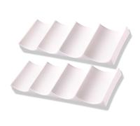 JYNXOR 1 pcs Porta Botellas de Nevera, Estante de Vino de Estilo Europeo, Soportes para Botellas de frigorífico, botellero de plástico, Portabotellas de Nevera Cervez, para Cocina, Blanco cremoso