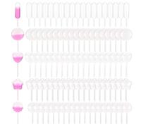 JYNXOR 100 Piezas Pipetas de Transferencia 4ML,Pipeta Plastique,Pipetas Desechables,Pipeta Cuentagotas,Mini Pipeta Plastique,Pipeta Transferencia para Chocolate,Pequeños Pasteles,Helados,Mermelada