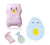 JYNXOR 2 Cajas (100 Hojas) Hojas De Jabón Papel De Jabón Hoja De Jabón Desechable Papel De Jabón Portátil Papel De Jabón Mini De Viaje Escamas De Jabón Portátiles Con Caja De Plástico