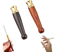 JYNXOR 2 Pcs Portacigarrillos De Madera,Boquilla Cigarrillo Para Hombre Mujer,Filtro De Cigarrillos,Soporte Para Cigarrillos Hecho a Mano,Reutilizable,Filtro Para Cigarrillos Para Todos Los Tamaños De