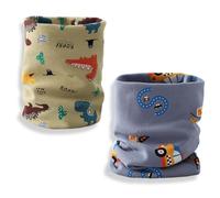 JYNXOR 2 Piezas Bufanda Pañuelo Cuello Niños Bufanda Cuello de Algodón Niños Cuello de bufanda de algodón para bebés Bufanda de cuello redondo para niños Bufanda de algodón de invierno