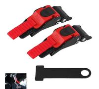 JYNXOR 2pcs Clip Hebilla para Casco y Cerradura de para Casco, Hebillas de Casco de Moto Bicicleta Casco Correa Clip Duradero para Casco de Motocicleta Correa de Barbilla de Liberación Rápida con Clip