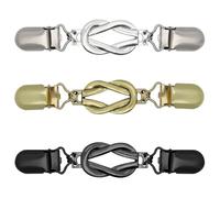 JYNXOR 3 Pcs Broches para Cárdigan Vintage,Clip Decorativo para Ropa de Mujer,Cierre Antideslizante para Vestidos,Chales y Chaquetas,Accesorios Retro Clips para Suéter,Pinza para Chal de Metal Vintage