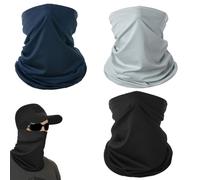 JYNXOR 3 pcs Multifunción Bandana, Braga Cuello Moto, Bragas de Cuello Tubular, Pañuelos Cabeza Elástica, Transpirable Calentador de Cuello, Protección UV, para Senderismo Ciclismo Correr Aire Libre