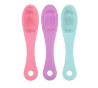 JYNXOR 3 Piezas Cepillo de Limpieza Facial de Silicona, Cepillo Limpiador de Maquillaje,Almohadilla de Limpieza, Adecuados para Todo Tipo de Piel, Eliminación de Maquillaje y Puntos Negros(Multicolor)