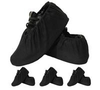 JYNXOR 4 Pares Cubrezapatos Reutilizables, Cubrezapatos Antideslizante, Cubrezapatos lavables, Cubrebotas para Zapatos son Antideslizantes y Resistentes al Desgaste, Patucos Desechables Adecuadas