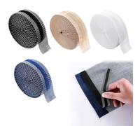 JYNXOR 4 Pcs Dobladillo Sin Coser, Cinta Para Pegar Los Bajos De Pantalon, Cinta Termoadhesiva Para Dobladillos,Cinta Dobladillo Plancha De 5 m × 2,5 Cm Autoadhesivo Lavable,Para Ropa,Tejidos,Cortinas