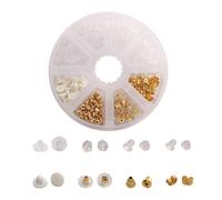 JYNXOR 400 Piezas Tuercas de Pendientes, 8 Tamaños Pendientes, Tuercas Pendientes Silicona, Transparente Silicona Cierres Oreja Repuesto, Hipoalergénicos para Colgantes Manualidad Fabricación de Joyas