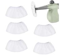 JYNXOR 5 Piezas Paños de Microfibra para Karcher Limpiador a Vapor Accesorios, Fundas Paño de Microfibra de Repuesto Lavables Reutilizable PañOs De Microfibra, Compatibles Con Limpiador A Vapor