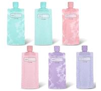 JYNXOR 6 Piezas Botellas de Viaje para Artículos de Aseo, Compactas, 90ML Rellenables y a Prueba de Fugas, Kit de Esenciales Aprobado por TSA para Champú, Acondicionador, Loción y Más