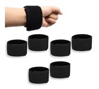 JYNXOR Clips para Pantalones de Ciclismo,6 Piezas Pinzas para Pantalones de Bicicleta,Pinzas para Pantalone de Bicicleta,Velcro para Barco,para Andar en Bicicleta,Trotar,Caminar(negro)