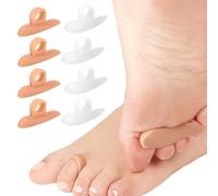 JYNXOR Corrector Dedo Martillo,4 Pares Separador Dedos Pie,Silicona Separador de Dedos del Pie,Correctores de Dedo del Pies,para Reducir el Dolor y La Fricción