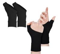 JYNXOR Guantes De Compresión Para Artritis, 1 par muñequera tunel carpiano, deportiva Muñequeras gym Adecuado, Guantes De Apoyo Del Pulgar Transpirables, Para Soporte De Muñeca Y Tendinitis, Nero