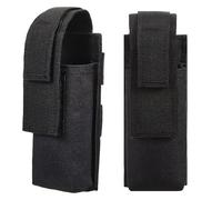 JYNXOR Linterna Universal Bolsas Colgantes,Fundas de Linterna para cinturón policial Nylon con Hebilla mágica portátil para Uso táctico al Aire Libre Bolsa Universal(14cm*5.5cm*4cm)