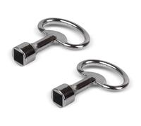 JYNXOR Llave Contador Agua,2 Piezas Llave Cuadradillo,Llaves Cuadrada,Herramienta Universal,para Contadores de Agua,Armarios Eléctricos y Válvulas de Gas