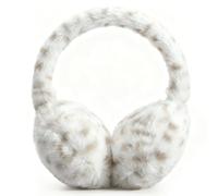 JynxtoyZeal Orejeras de Invierno para Niños,Diseño de Estilo de Leopardo,Para Actividades Aire Libre En Invierno Correr Esquiar Senderismo