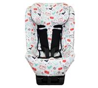 JYOKO Funda para Silla Compatible con Axkid Minikid 4, 4 Pro, Minikid MAX, Movekid y Move en Algodón Orgánico Suave y Transpirable para máximo Confort de tu bebé (Dino Party)