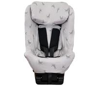 JYOKO Funda para Silla Compatible con Axkid Minikid 4, 4 Pro, Minikid MAX, Movekid y Move en Algodón Orgánico Suave y Transpirable para máximo Confort de tu bebé (Estampado Giraffe)
