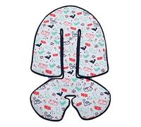 JYOKO KIDS Colchoneta de Algodón para silla de paseo compatible con Stokke Quinny Moodd y Cybex (Dino Party)