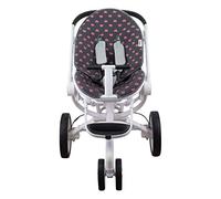 JYOKO KIDS Colchoneta de Algodón para silla de paseo compatible con Stokke Quinny Moodd y Cybex (Fluor Heart)