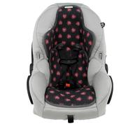JYOKO KIDS Colchoneta Universal para Silla de Coche Grupo 0,1,2,3 en algodón (Fluor Heart, Grupo 0-1)