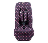JYOKO KIDS Funda Colchoneta para Cochecito + Arneses (Fluor Heart)