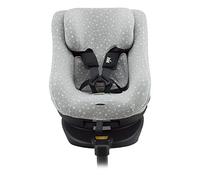 JYOKO Kids Funda de algodón Compatible con Joie Spin 360 y Nuna Rebl (White Star)