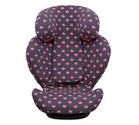 JYOKO Kids Funda de algodón para Silla de Coche Compatible con Bébé Confort y Maxi Cosi Rodi y rodifix (RODIFIX, Fluor Heart)