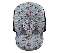 JYOKO Kids Funda de Algodón para Silla de Coche Compatible con Cybex Aton Cloud- Q-M-2-4-5 (ATON 2, Crabby)