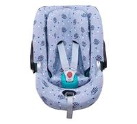 JYOKO KIDS Funda de Algodón para silla de coche Compatible con Cybex Aton Cloud- Q-M-2-4-5 (ATON Q, Spike)