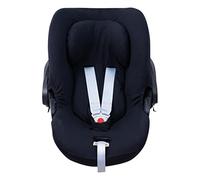 JYOKO Kids Funda de Algodón para Silla de Coche Compatible con Cybex Aton Cloud- Q-M-2-4-5 (Cloud Q-M, Black Series)