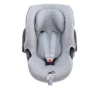 JYOKO Kids Funda de Algodón para Silla de Coche Compatible con Cybex Aton Cloud- Q-M-2-4-5 (Cloud Q-M Dandelion)