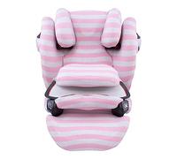 JYOKO KIDS Funda de algodón para silla de coche compatible con Cybex Pallas M - S Fix y Pallas B - Fix (Pink Island)