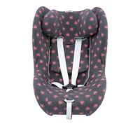 JYOKO KIDS Funda de Algodón para silla de coche Compatible con Cybex Sirona (G I-Size, M2 I-Size, GB Vaya I-Size, FLUOR HEART)