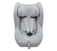 JYOKO KIDS Funda de Algodón para silla de coche Compatible con Cybex Sirona (G I-Size, M2 I-Size, GB Vaya I-Size, WHITE STAR)