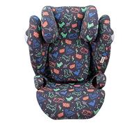 JYOKO Kids Funda de algodón para Silla de Coche Compatible con Cybex Solution M y Pallas B - Fix (Happy Dino)