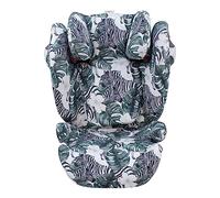 JYOKO KIDS Funda de algodón para silla de coche compatible con Cybex Solution M y Pallas B - Fix (Zebra)