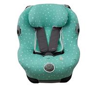 JYOKO Kids Funda de Algodón para Silla de Coche Compatible con Maxi Cosi Bébé Confort Opal (Mint Sparkles)