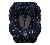 JYOKO Kids Funda de Algodón para Silla de Coche Compatible con Maxi Cosi Bébé Confort Opal (Rock Hero)