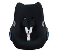 JYOKO KIDS Funda de algodón para silla de coche compatible con Maxi Cosi Cabriofix, Portabebe gr 0 (Black Series)