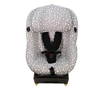 JYOKO Kids Funda de algodón para Silla de Coche Compatible con Maxi Cosi Mica I-Size (White Star)