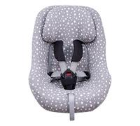JYOKO Kids Funda de algodón para Silla de Coche Compatible con Maxi Cosi (White Star, Maxi Cosi Pearl 360, Mica 360 Pro y Mica Pro Eco I-Size)