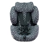 JYOKO Kids Funda de algodón para Silla de Coche Compatible con Recaro Zero, i-Size, Recaro Optiafix (Winter Sky)