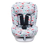 JYOKO KIDS Funda de algodón para silla de coche compatible con Star Ibaby, Baby Auto Fix Noe (DINO PARTY)