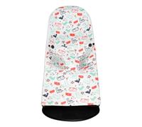 JYOKO Kids Funda De Repuesto para Hamaca, Compatible con BabyBjörn Balance/Balance Soft/Bliss, Tejido 3D Air Mesh, Sustituye La Funda Original, Capa De Algodón 100% En Zona De Contacto (Dino Party)